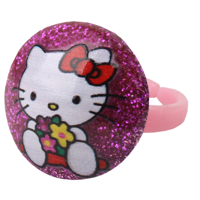 انگشتر دخترانه طرح هلوکیتی کد 0020 انگشتر دخترانه طرح هلوکیتی کد 0020