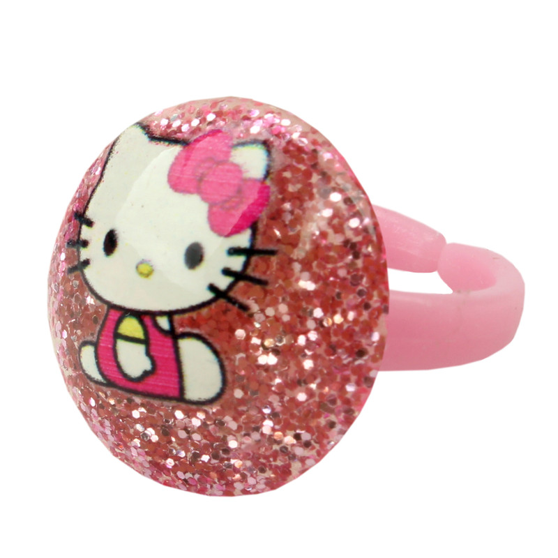 انگشتر دخترانه طرح هلوکیتی کد 0021 انگشتر دخترانه طرح هلوکیتی کد 0021