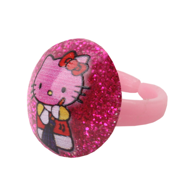 انگشتر دخترانه طرح کیتی کد 0029