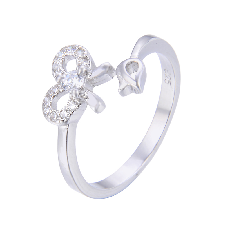 بند انگشتی نقره زنانه شهر جواهر کد SJ-YR017