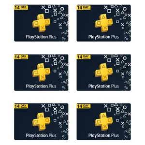 گیفت کارت 14 روزه پلی استیشن پلاس کد 84 بسته 6 عددی
