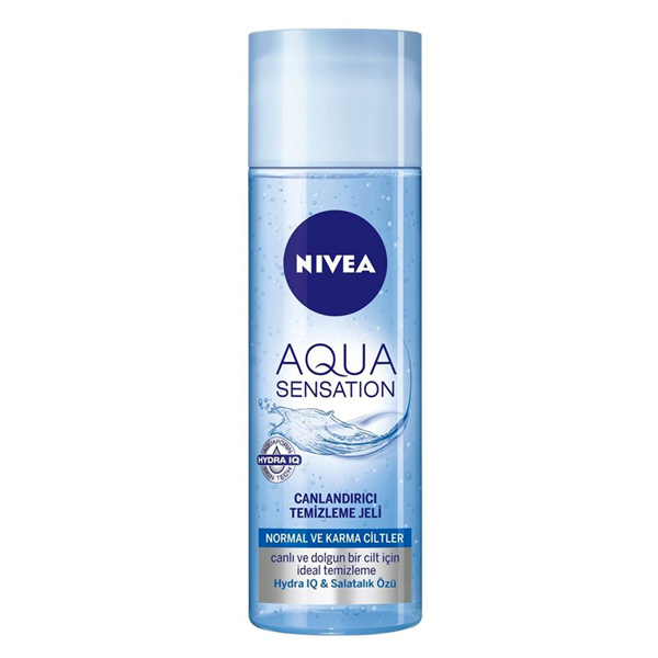 ژل شستشو صورت نیوآ مدل Aqua Sensation حجم 200 میلی لیتر