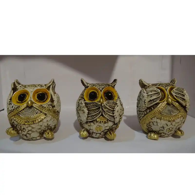 مجسمه طرح جغد مدل H2 مجموعه 3 عددی