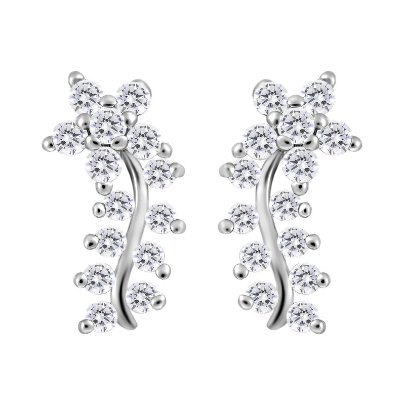 گوشواره نقره زنانه اقلیمه کد EN413