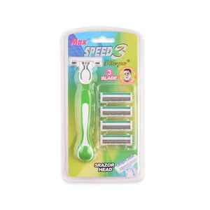 خود تراش مکس مدل MA-6555 به همراه تیغ یدک بسته 4 عددی