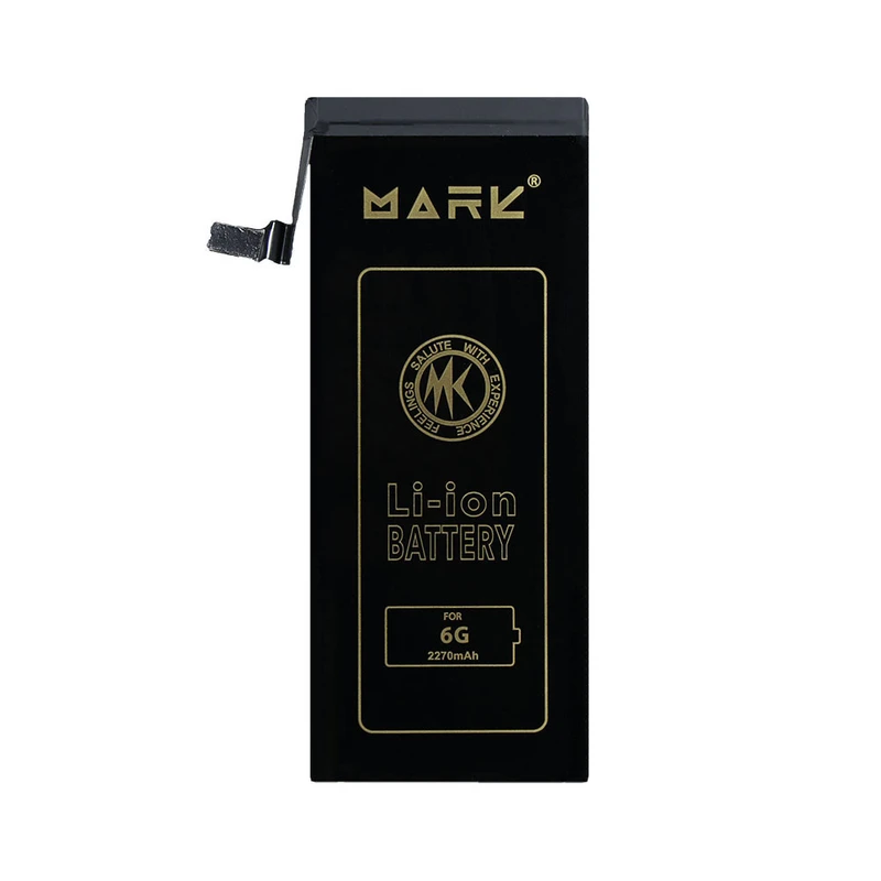 باتری موبایل مارک مدل MK-6 ظرفیت 2270 میلی آمپر ساعت مناسب برای گوشی موبایل اپل Iphone 6