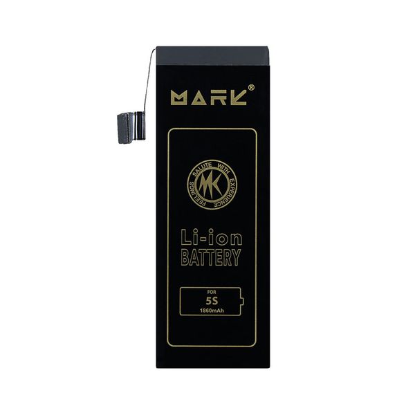 باتری موبایل مارک مدل MK-5s ظرفیت 1860 میلی آمپر ساعت مناسب برای گوشی موبایل اپل Iphone 5s