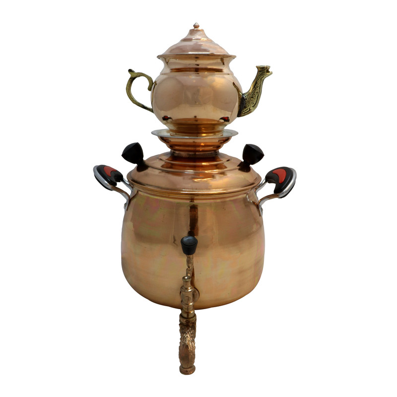 ست کتری قوری مسی مدل IRKT کد 13