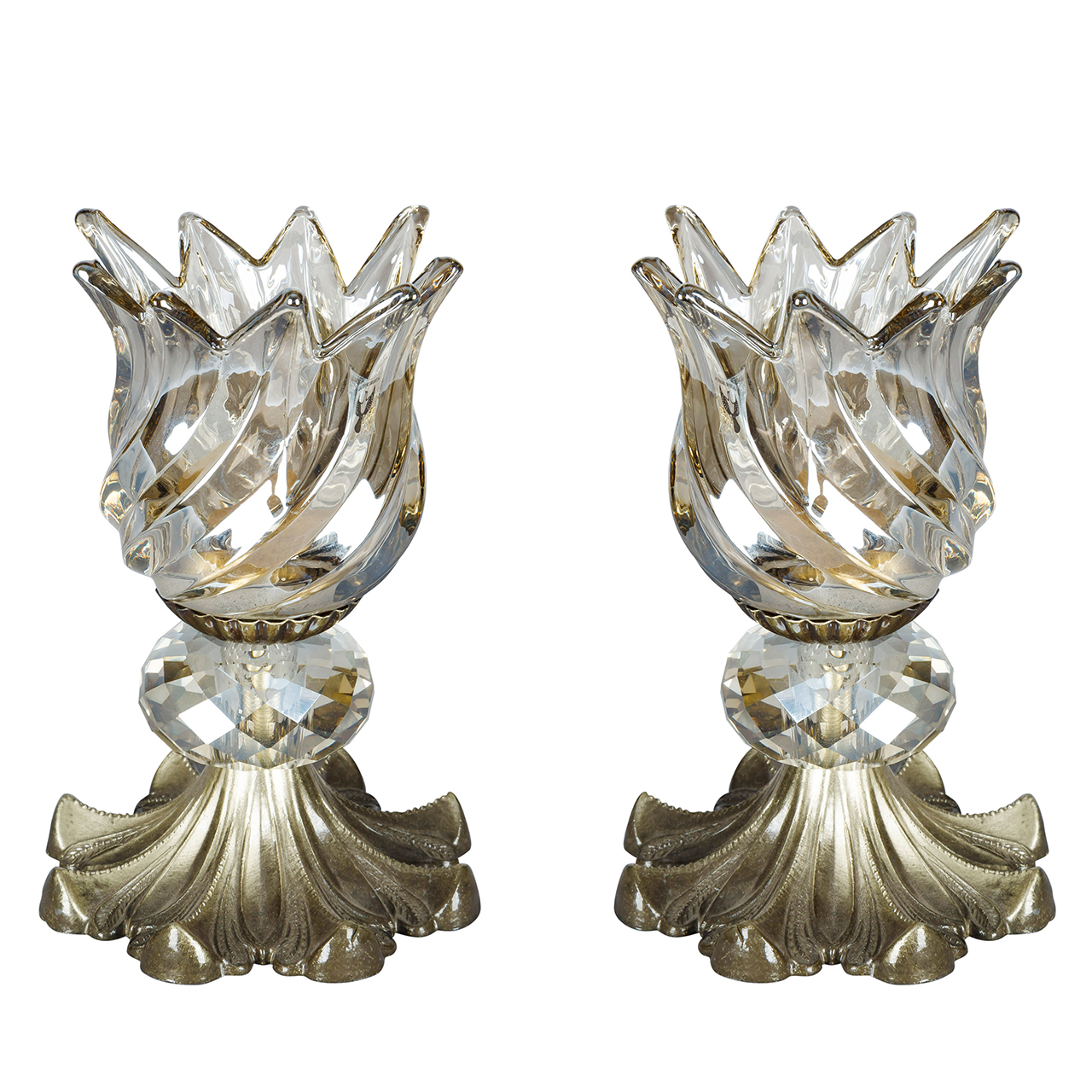  شمعدان چشمه نور کد S3211.2T-A بسته 2 عددی