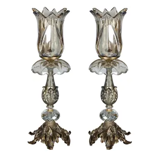 شمعدان چشمه نور کد S3216.2T-A بسته 2 عددی