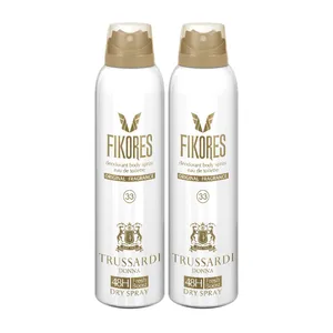 اسپری خوشبو کننده بدن مردانه فیکورس مدل TRUSSARDI حجم 200 میلی لیتر مجموعه 2 عددی