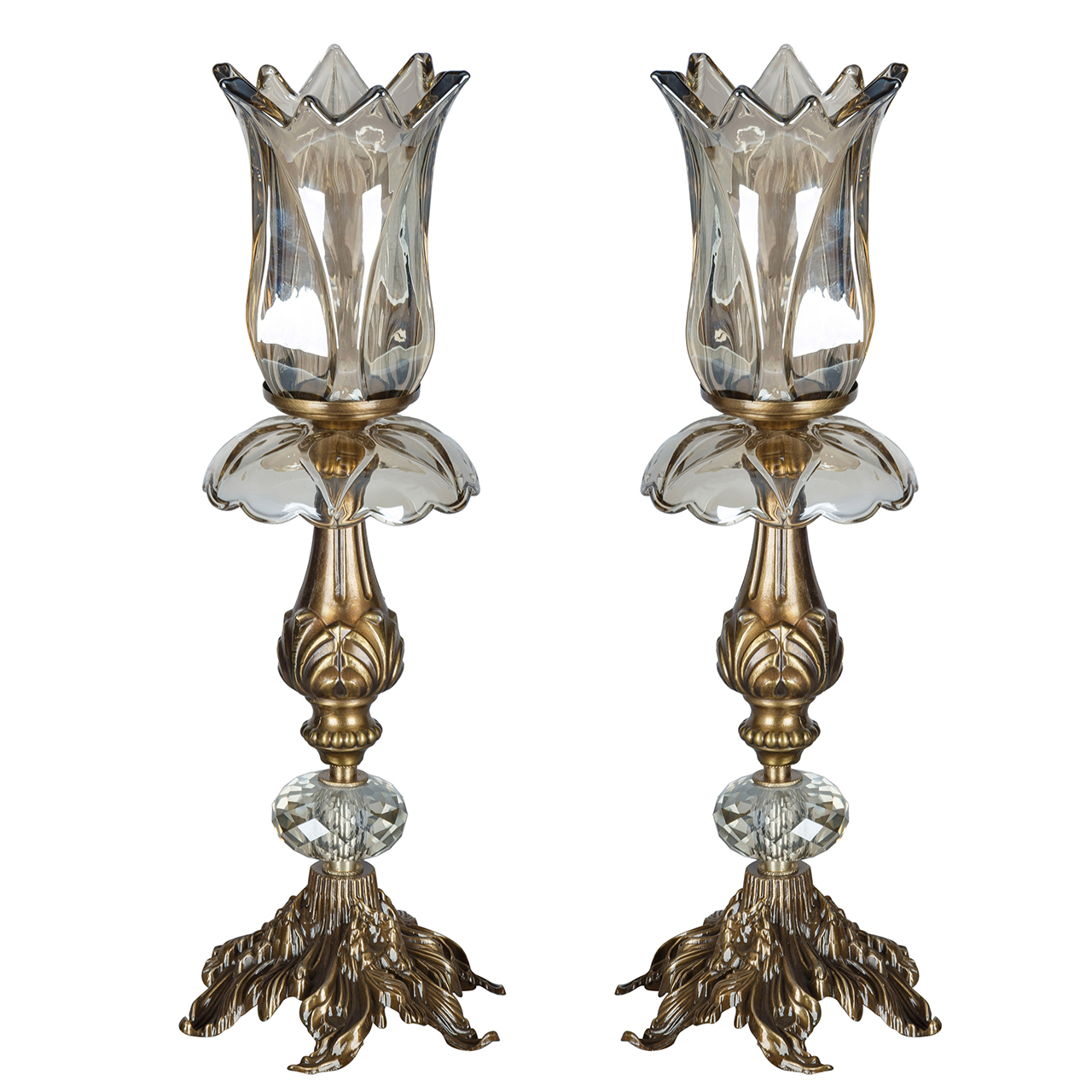 شمعدان چشمه نور کد S3218.2T-A بسته 2 عددی