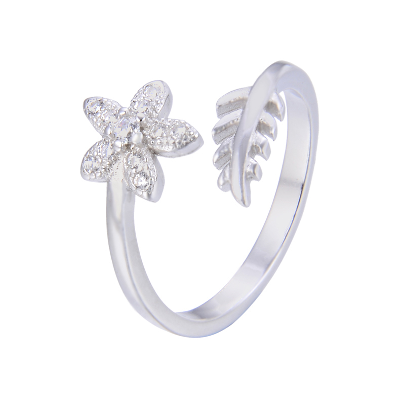 بند انگشتی نقره زنانه شهر جواهر کد SJ-YR015