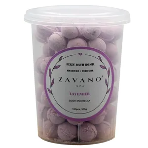 کوکتل نمک حمام زاوانو مدل Lavender وزن 300 گرم بسته 100عددی