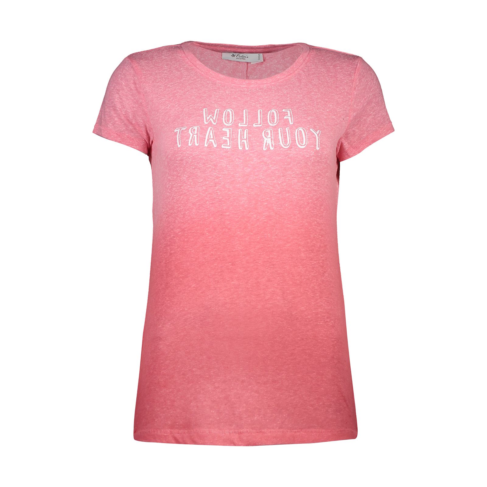تی شرت زنانه کالینز مدل CL1031616-PINK MELANGE - صورتی - 1