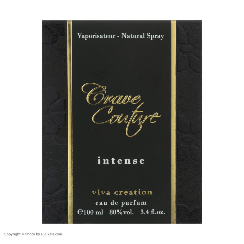 ادو پرفیوم زنانه ویوا کریشن مدل crave couture Intense حجم 100 میلی لیتر ادو پرفیوم زنانه ویوا کریشن مدل crave couture Intense حجم 100 میلی لیتر