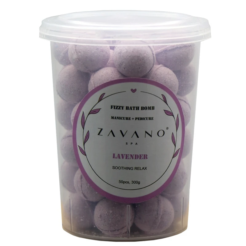 کوکتل نمک حمام زاوانو مدل Lavender وزن 300 گرم بسته 50 عددی