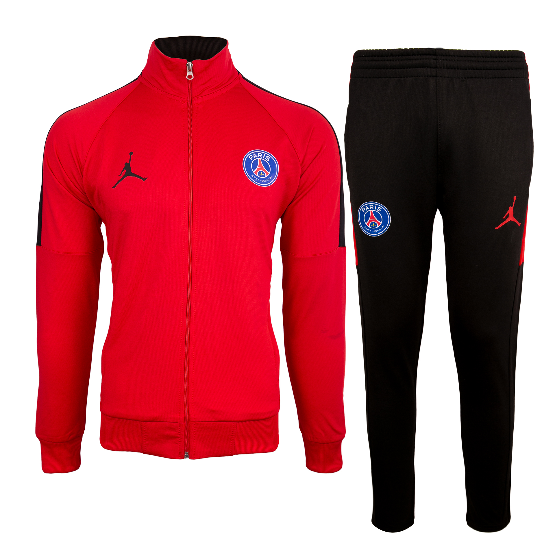 ست گرمکن و شلوار ورزشی مردانه طرح پاریسن ژرمن کد20-2019 رنگ قرمز