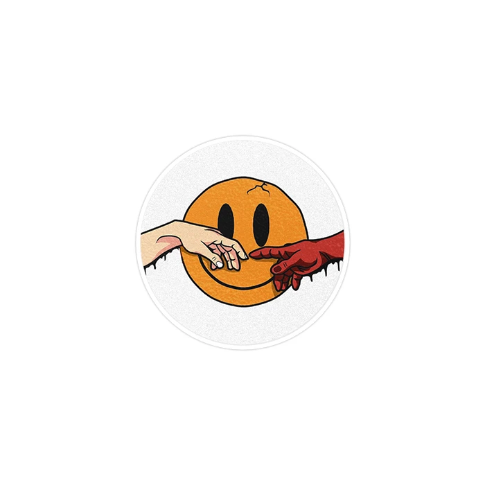 استیکر تزئینی موبایل و تبلت ماسا دیزاین طرح SMILE مدل STK833
