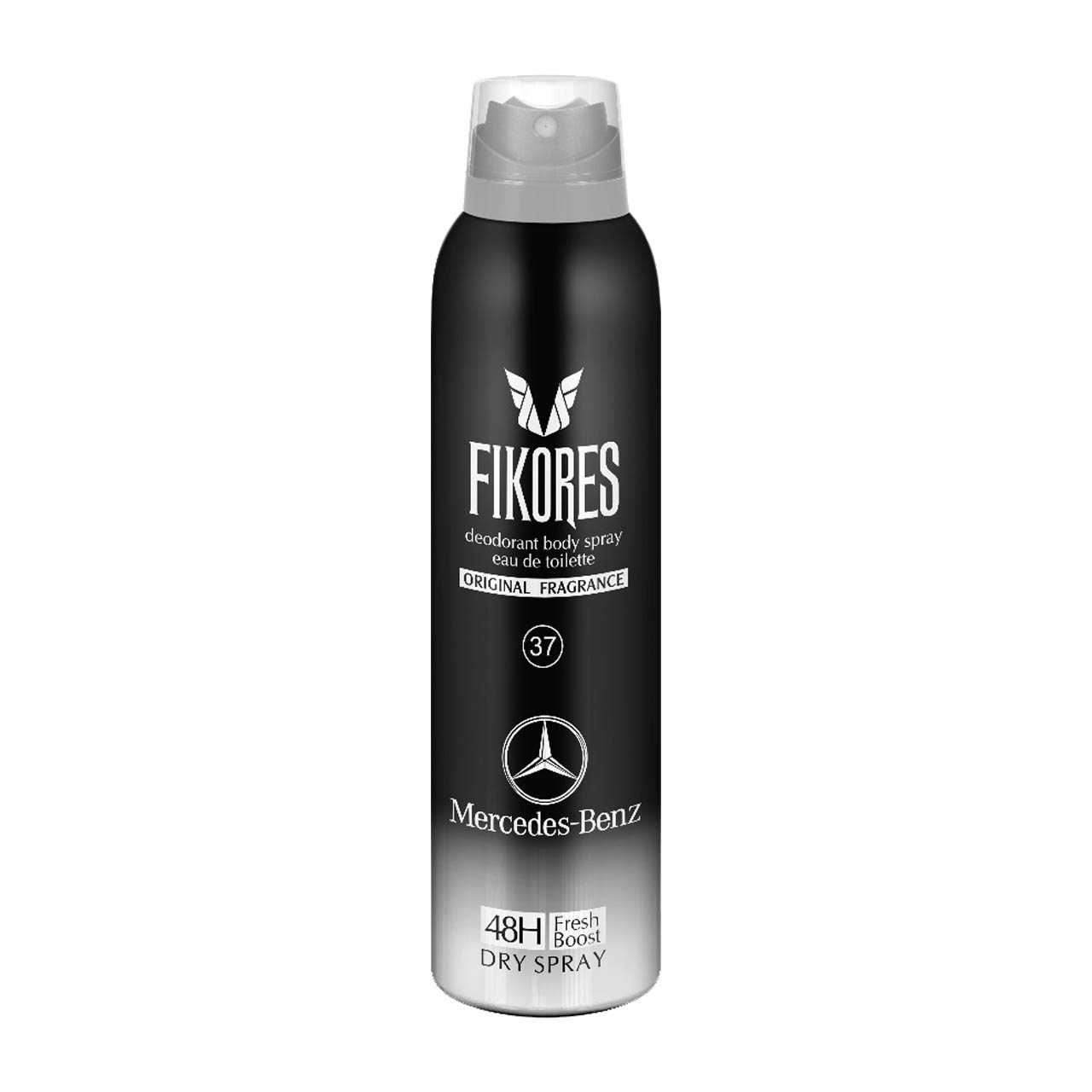 اسپری خوشبوکننده بدن مردانه فیکورس مدل MERCEDES BENZ حجم 200 میلی لیتر