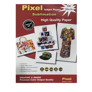 کاغذ سابلیمیشن پیکسل مدل P-gh110 سایز A3 بسته 100 عددی