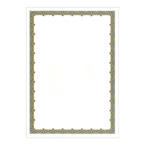 کاغذ تذهیب A4 مدل ابر و باد کد H-227-1 بسته  100 عددی