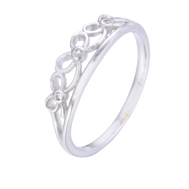 انگشتر نقره زنانه شهر جواهر کد SJ-HR034