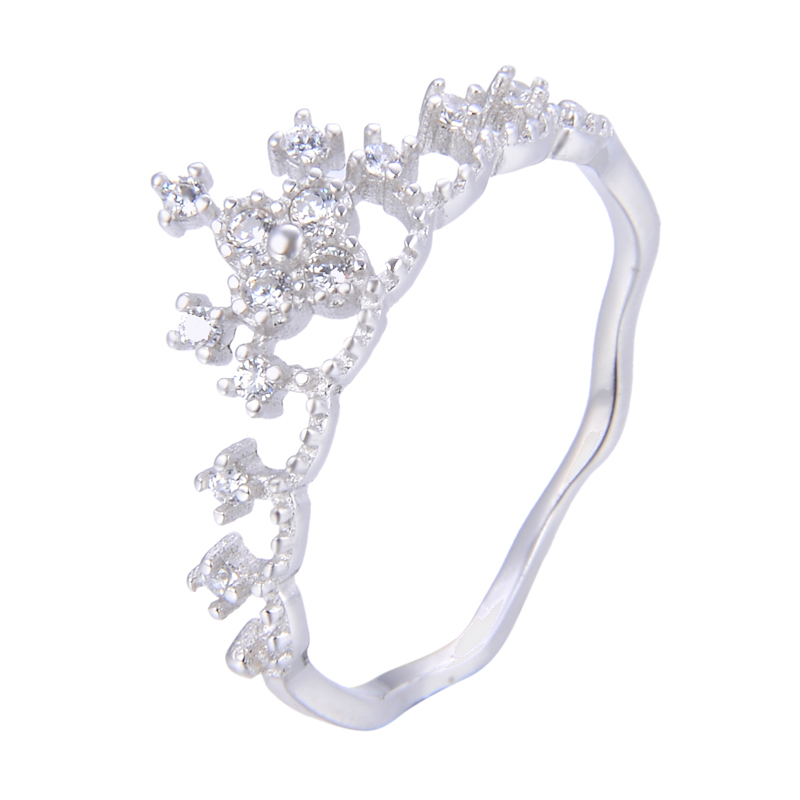 انگشتر نقره زنانه شهر جواهر کد SJ-HR036