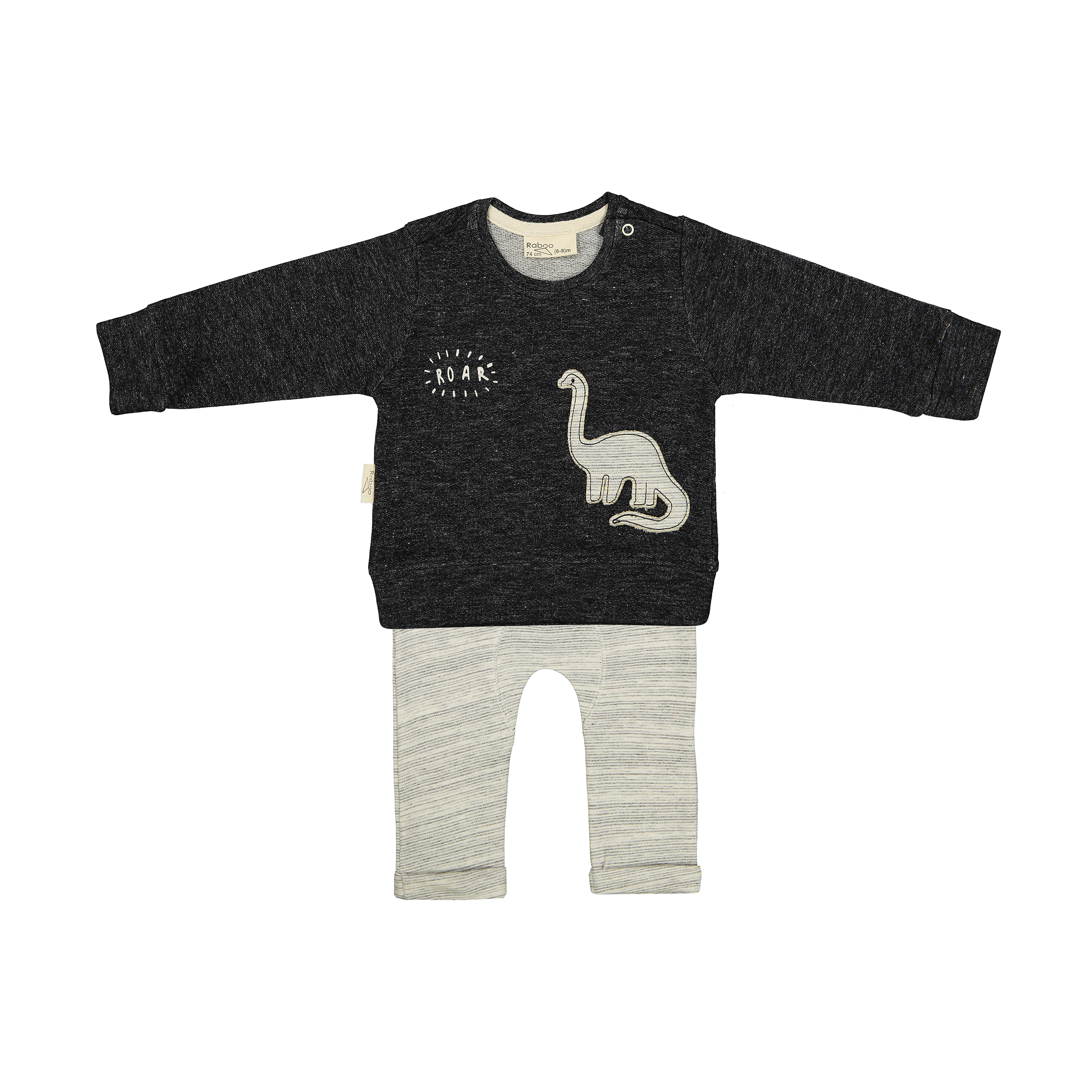 ست تی شرت و شلوار نوزادی رابو مدل 2051100-9490
