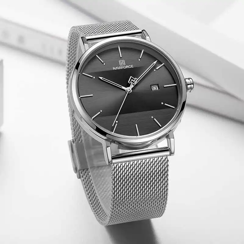 ساعت مچی عقربه ای زنانه نیوی فورس کد NF3008L -S-B