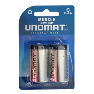باتری C یونومات مدل Muscle heavy duty بسته 2 عددی