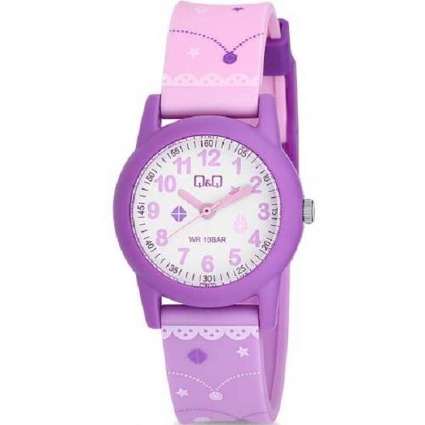 ساعت مچی عقربه ای دخترانه کیو اند کیو مدل VR99J006Y ساعت مچی عقربه ای دخترانه کیو اند کیو مدل VR99J006Y