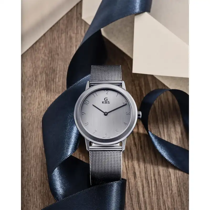 ست ساعت مچی عقربه ای زنانه و مردانه جی کی بی اس کد SN-2535-SS