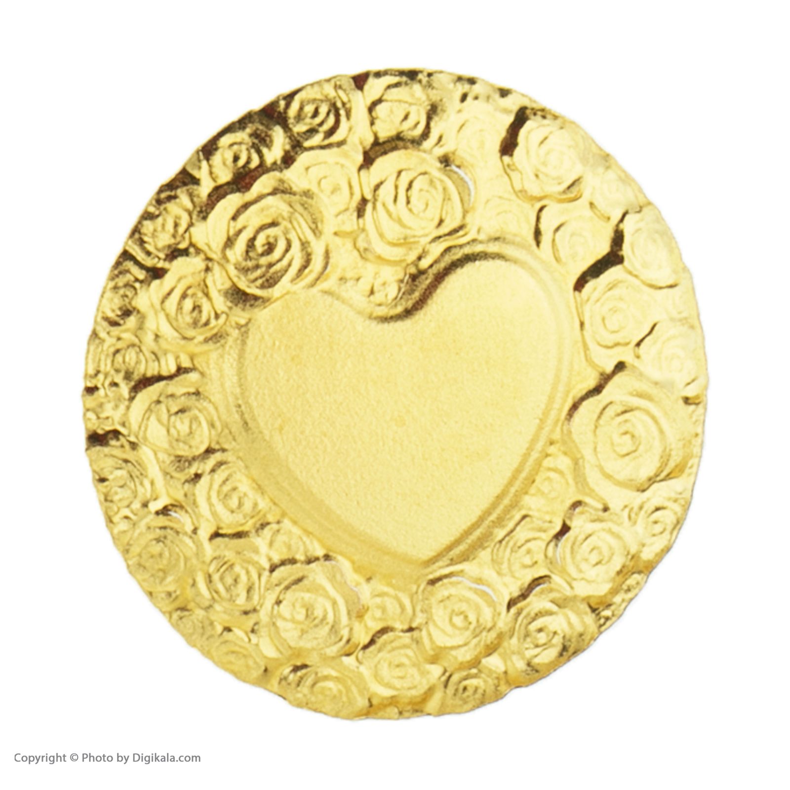 طلا گرمی 24 عیار پرنیا طرح قلب کد 003 -  - 4
