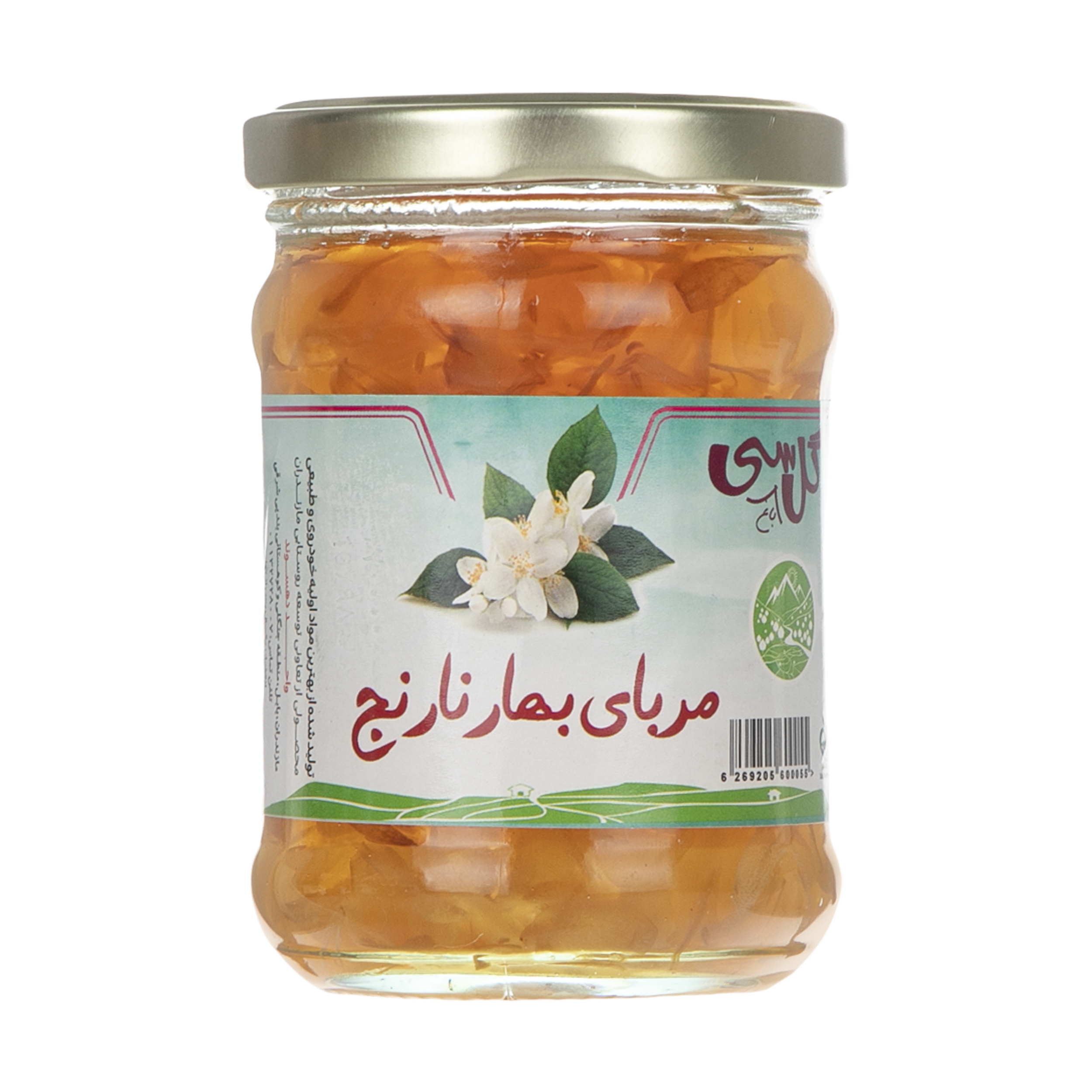 مربا بهار نارنج ارگانیک گل باغ سی - 300 گرم