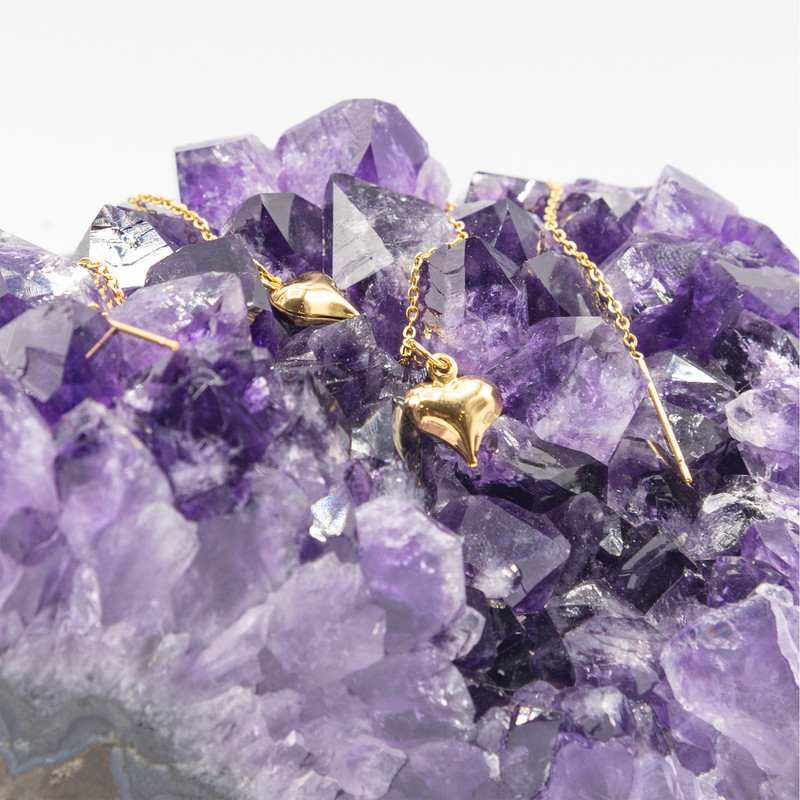 گوشواره زنانه بهار گالری طرح قلب کد 207140