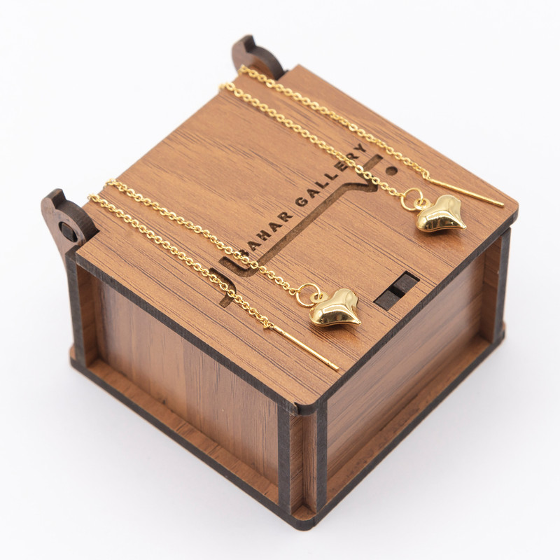 گوشواره زنانه بهار گالری طرح قلب کد 207140