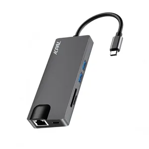 هاب 8 پورت USB-C جی سی پال مدل Linx 191128