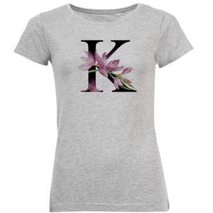 تیشرت زنانه طرح K کد R91