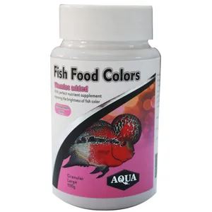 Aqua Fish Food Colors For Flowers and Cichilids 100gr