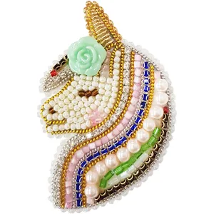 گل سینه طرح اسب شاخدار مدل SSA050203