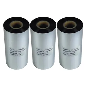 ریبون پرینتر لیبل زن  مدل Wax 110mm x 300m بسته 3 عددی