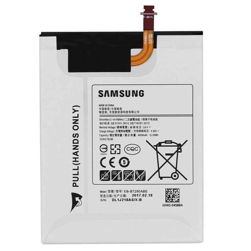 باتری تبلت مدل EB-BT280ABE ظرفیت 4000 میلی آمپر ساعت مناسب برای تبلت سامسونگ Galaxy Tab A 7.0