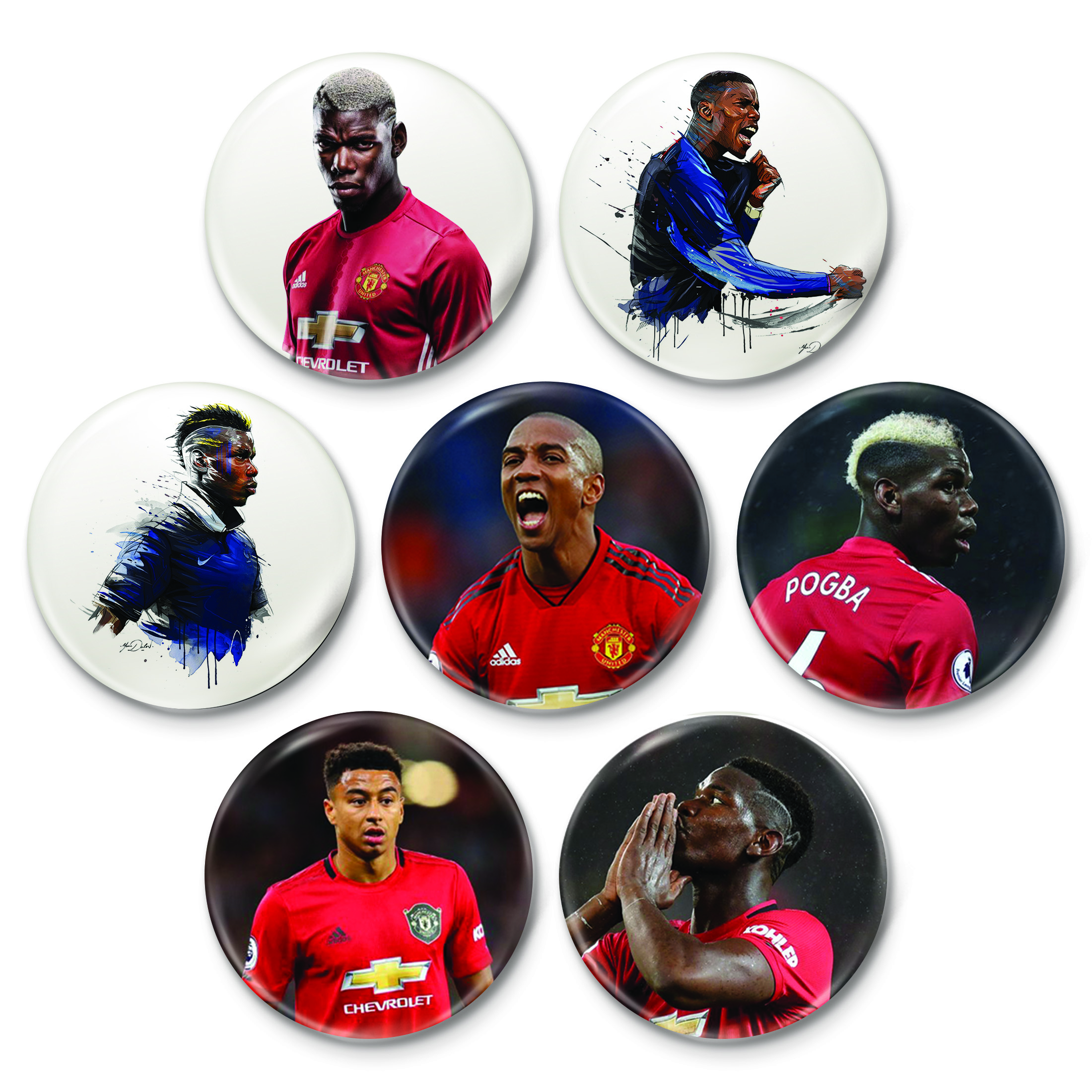 پیکسل طرح منچستر یونایتد کد 44.95 مجموعه 7 عددی