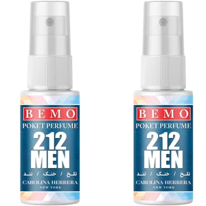 عطر جیبی مردانه بمو مدل 212 MEN NYC حجم 20 میلی لیتر بسته 2 عددی