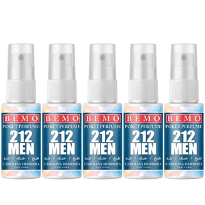 عطر جیبی مردانه بمو مدل 212 MEN NYC حجم 20 میلی لیتر بسته 5 عددی