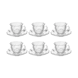 ست فنجان و نعلبکی 12 پارچه سیلیکا مدل Tiara 