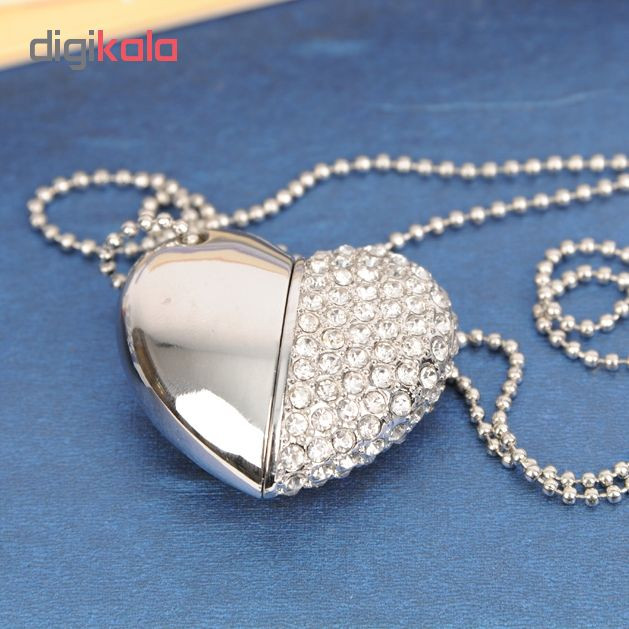  فلش مموری پرلیت یو اس بی طرح قلب مدل UJ-004-U3 ظرفیت 64 گیگابایت