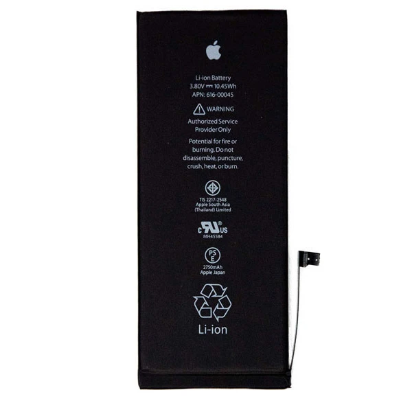 باتری موبایل مدل TIS 2217-2548 ظرفیت 2750 میلی آمپر ساعت مناسب برای گوشی موبایل iPhone 6s Plus