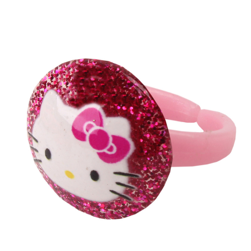 انگشتر دخترانه طرح کیتی کد 006 انگشتر دخترانه طرح کیتی کد 006